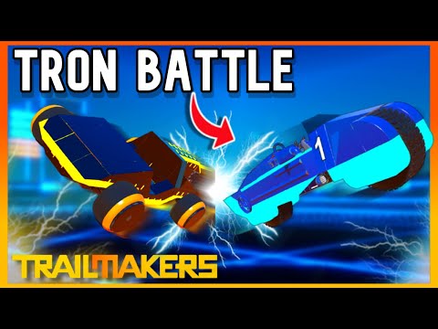 We Had an EPIC 'TRON' Battle but I Didn't expect THIS! | Trailmakers Multiplayer