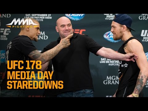 UFC 178 Media Day Staredowns
