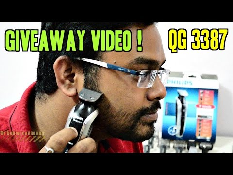 Philips QG3387 Multi Grooming Kit/Shaver/Trimmer REVIEW | Give away Question | Ur IndianConsumer