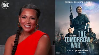The Tomorrow War - Jasmine Mathews on Amazon's new sci-fi film with Chris Pratt video