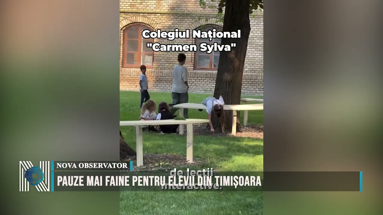 Pauze mai faine pentru elevii din Timișoara
