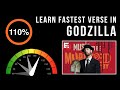 Learn Eminem's Fastest Verse In 'Godzilla' (Slowed Down + Scrolling Lyrics) | #GodzillaChallenge
