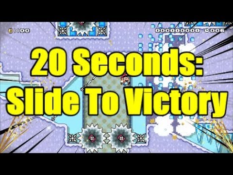 20 Seconds: Slide To Victory - Super Mario Maker 2 Level