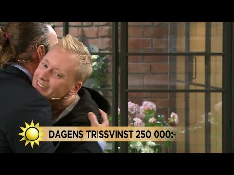 Robin Irtoft skrapar Triss - Nyhetsmorgon (TV4)