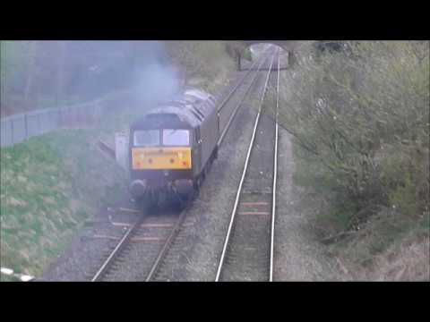 WC Class 47 No. 47804 on 0J14 Guide Bridge Yard - Crewe H.S on 17.04.18 - HD