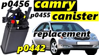Toyota Camry P0456 P0455 P0442 Leaking Vapor Canister Replacement