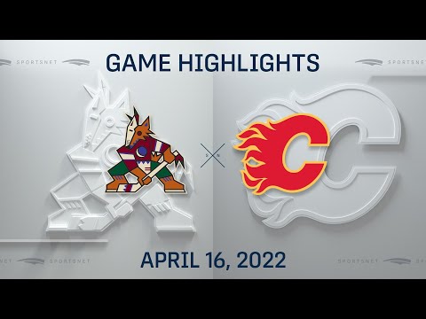 NHL Highlights ' Coyotes vs. Flames - Apr 16, 2022