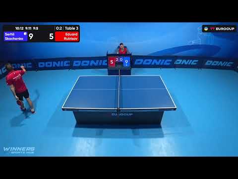20:05 Serhii Skachenko - Eduard Rubtsov 03.09.2023 TT Euro.Cup  Ukraine Master. TABLE 3