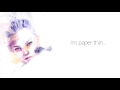 Astrid S - Paper Thin (Lyrics)