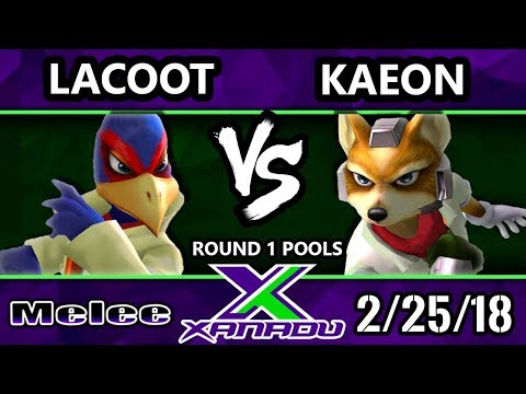 End of an Era - Lacoot (Falco) Vs. Kaeon (Fox) - SSBM Pools - Smash Melee