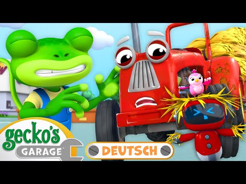 Traktor-Trubel | 90-minütige Zusammenstellung｜Geckos Garage Deutsch｜LKW für Kinder 🦎🛠️