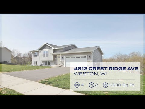 4812 Crest Ridge Ave Weston, WI