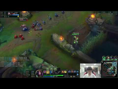 SKT T1 Faker Stream   LeBlanc vs Kassadin   MID 1