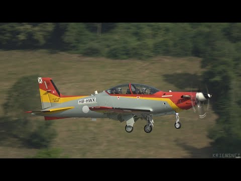 Take off, of the last two PC-21s Spanish Air Force, for the ferry flight to Spain.