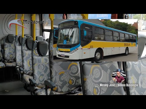 Novos ônibus Escolares da Moratense para 2023 - Apache VIP III Ex URBI MB OF-1721 BT5