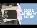 2021 & January Setup - BooksandScribbles 2021 & January Setup