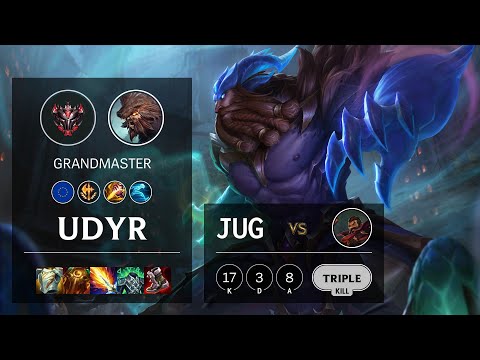 Udyr Jungle vs Graves - EUW Grandmaster Patch 10.24