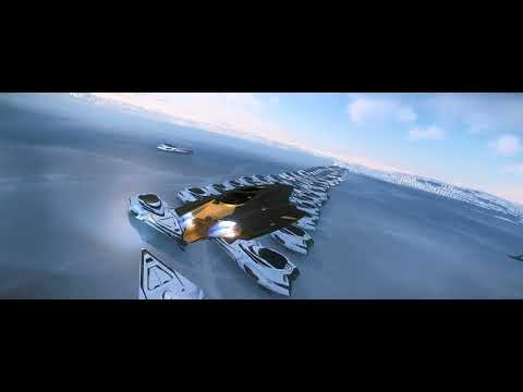 StarCitizen 890Jump Meetup at New Babbage's frozen lake