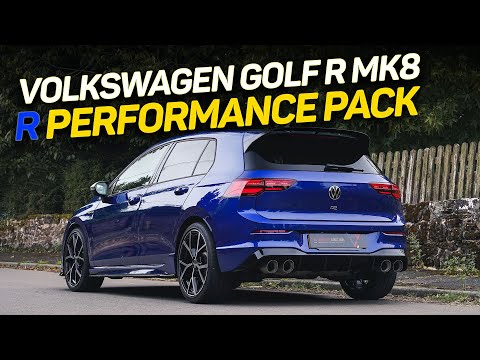 Volkswagen Golf R MK8 Hatchback in Lapiz Blue with R Performance Pack at Automotive Addiction UK