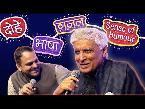 Javed Akhtar in Conversation with Himanshu Bajpai | Dohe, Ghazals, Language & Humor Explained