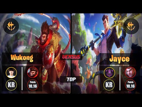 Flame WUKONG (Top) [Conqueror] VS JAYCE - Master KR Patch 10.16