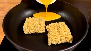Cook noodles and eggs this way, the result is amazing and simple and delicious!