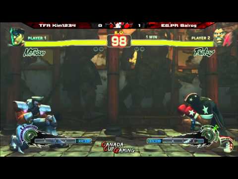 Kim1234 vs PR Balrog - Canada Cup Gaming 2012 SFIV