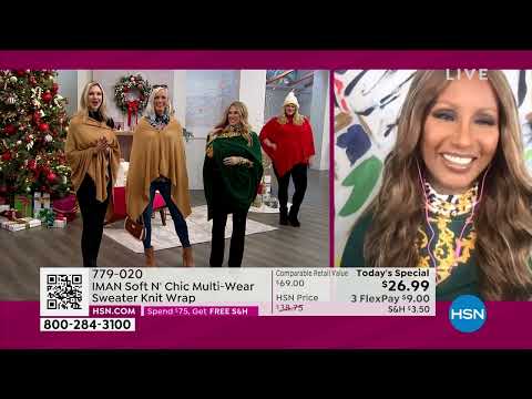HSN | IMAN Global Chic Fashions 15th Anniversary 10.27.2022 - 02 PM