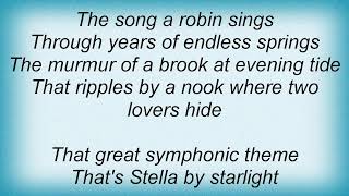 Ray Charles - Stella By Starlight Lyrics