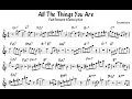 All The Things You Are   Paul Desmond transcription