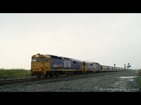 7KC5 Pacific National Grain Train In The Rain (2/11/2019) - PoathTV Australian Railways