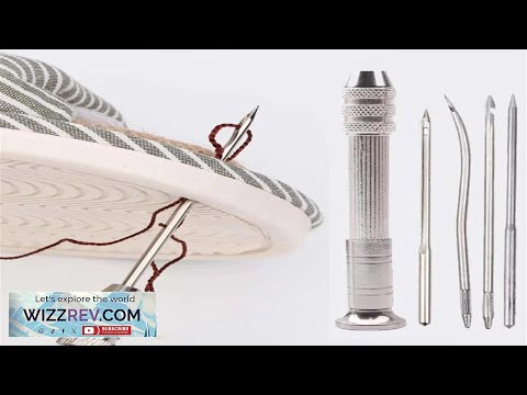 Leather Sewing Awl Set Replaceable Multifunctional Shoes Repair Tool Kit Punch Stitching Review