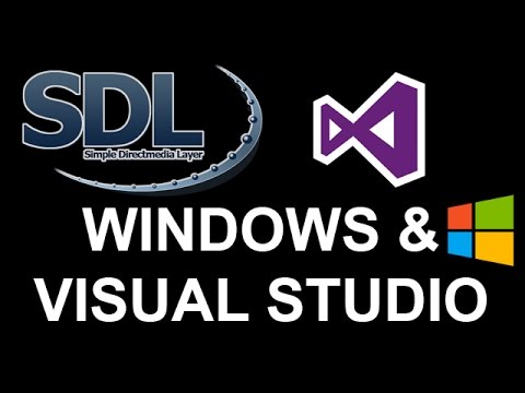 SDL 2 Tutorial 1b SETUP Windows and Visual Studio Setup