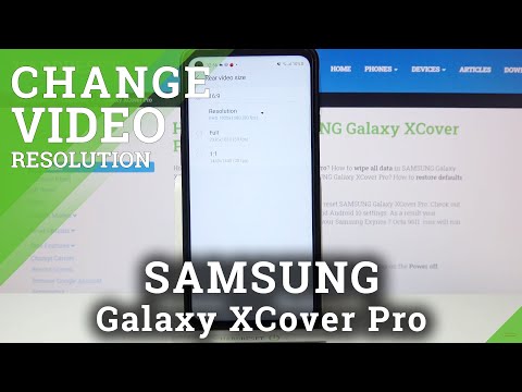 How to Adjust Video Resolution in Samsung Galaxy XCover Pro - Change Recording Videos Resolution