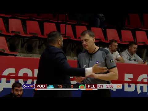 NLB ABA League 2 2021/22, Round 10 match: Podgorica - Pelister-Bitola (11.2.2022)