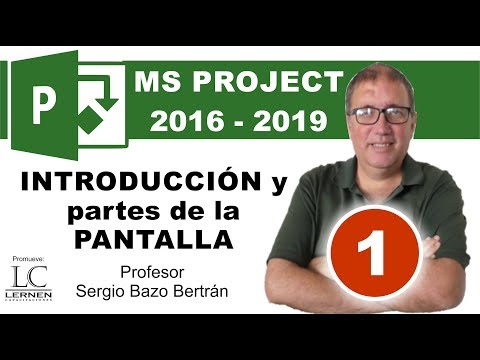 Curso de MS PROJECT 2016 - 2019 | Parte 01 | Introducción y las partes de la PANTALLA