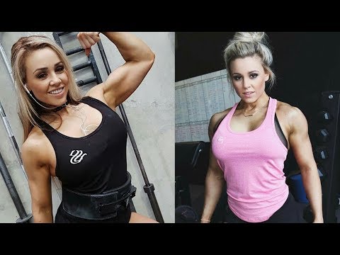 Young Muscle Girl | Female Bodybuilder | Stephanie Sanzo Workout