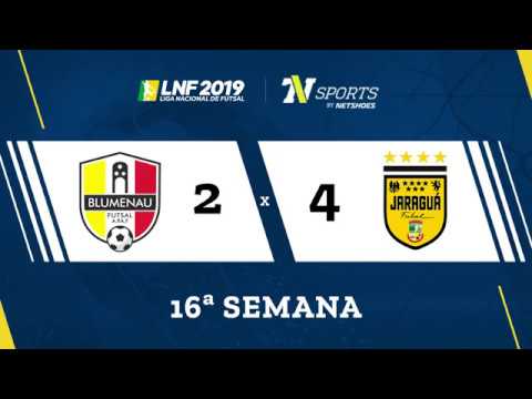 LNF2019 - Gols - 16r - Blumenau 2 x 4 Jaraguá