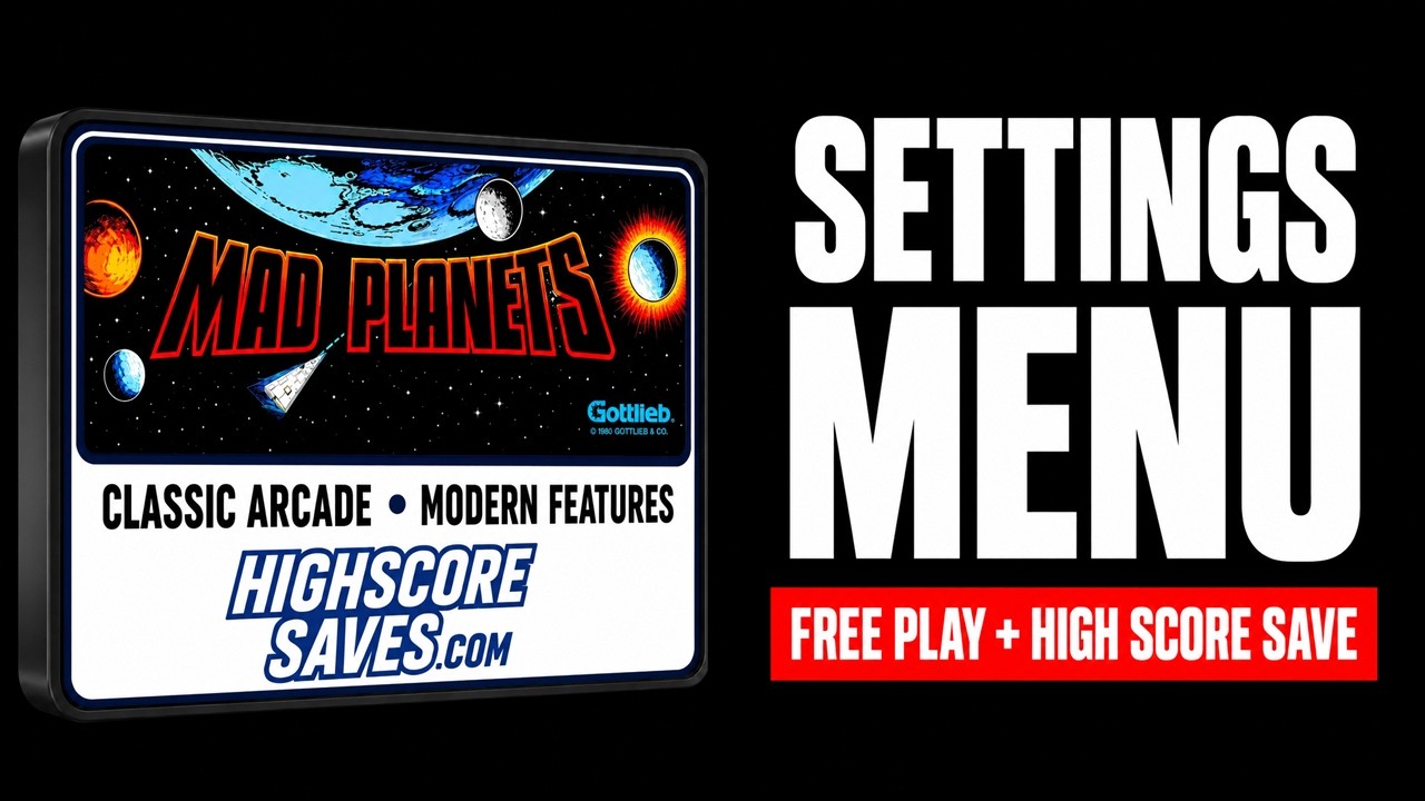 Mad Planets settings menu video guide