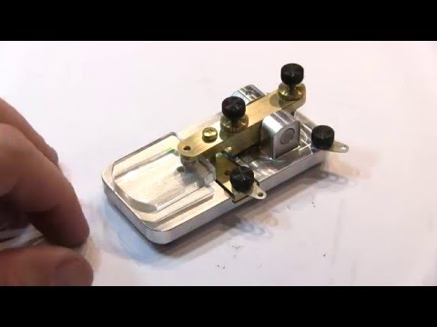 #229: American Morse Equipment KK1 morse code key assembly