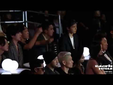 [FANCAM] 141203 MAMA EXO performance reaction (BOBBY focus)