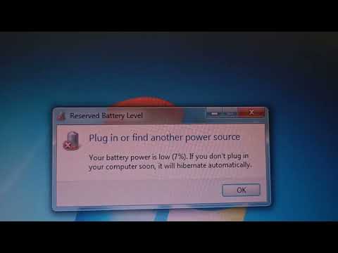 Windows 7 Low Battery and Critical Battery sound