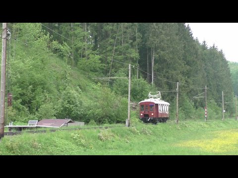 Verschiedene Triebwagen, Sondergüterzug und Dampfsonderzug - 120 Jahre Lokalbahn Lambach - Vorchdorf