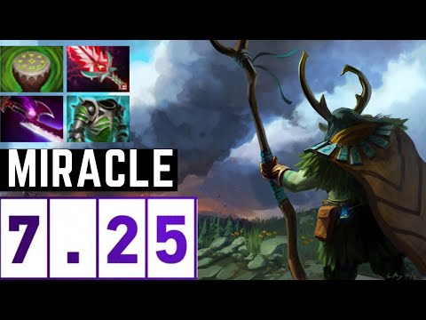 MIRACLE Natures Prophet Next Level Ganking 100% Outplayed 7.25 Dota 2