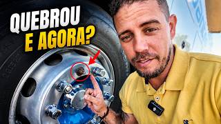 QUEBROU O PARAFUSO DA RODA! POSSO CONTINUAR A VIAGEM?