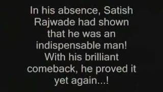 Satish Rajwade - A Legend in Making...!.wmv video