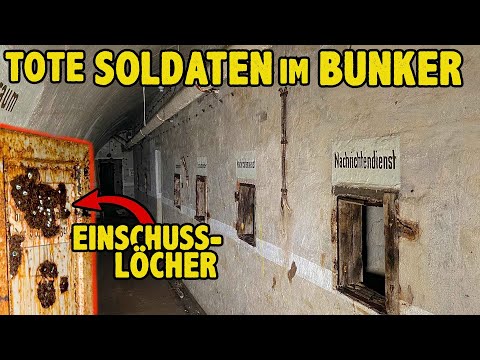 Gruesome discovery in bunker 2 Wehrmacht soldiers shot in bunker Found during OPENING