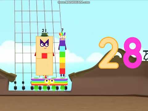 Numberblocks 7 times table on scratch @filmerredcat
