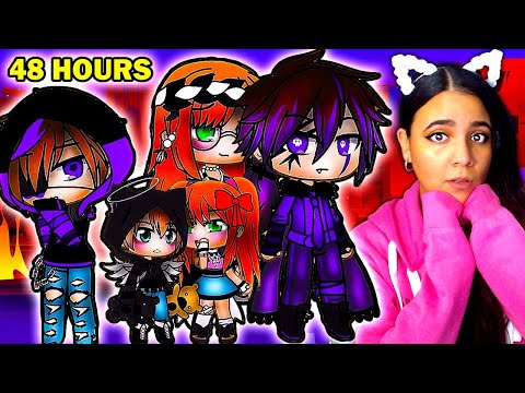 The Afton Family Stuck In A Room For 48 Hours! 😈💜 FNAF Gacha Club Mini Movie Reaction