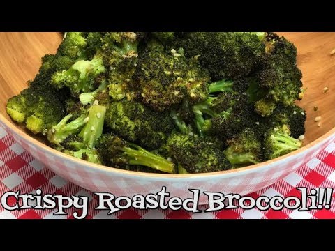 Crispy Roasted Broccoli~Crispy Broccoli Recipe~Fresh...